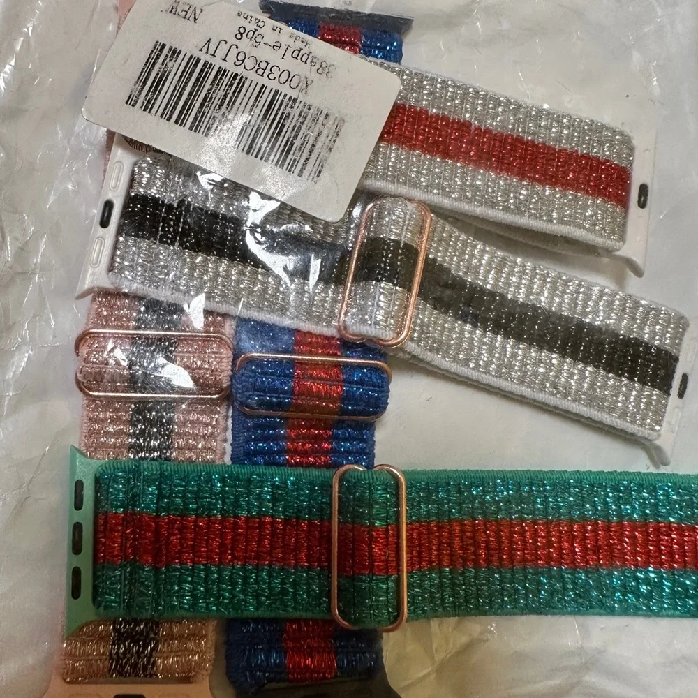 Colorful Glitter Apple Watch Bands